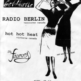 Get Hustle, Radio Berlin and Hot Hot Heat at The PCH in Wilmington CA, 11 December 1999. Unfortunately there was some weird mix up with the promoter and Get Hustle didn't play.