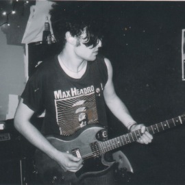 Jack at the rehearsal space in Vancouver. 2003. Photo by Chris Frey.